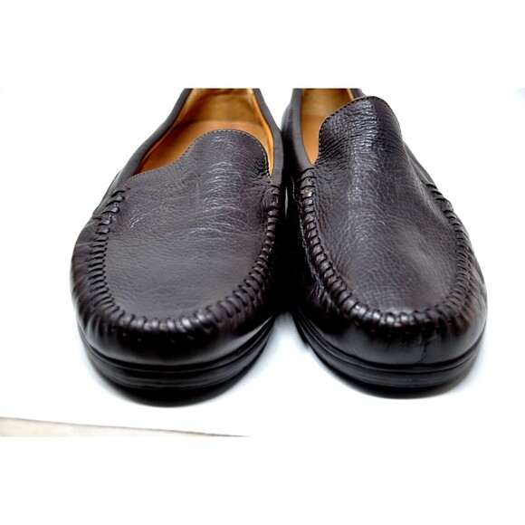 Arnold Palmer Augusta Mens Shoes Dark Brown Leather Slip on Loafers 10 1/2 Med main image 4